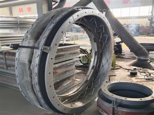 可澆築非金屬膨脹節-高溫靶釘非金屬補償器-高溫耐磨柔性軟連接