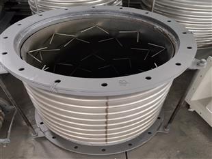 軸向澆築波紋伸縮節-高溫軸向波紋補償器-內壓靶釘管道膨脹節