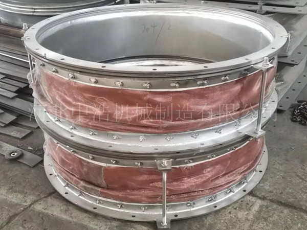 不鏽鋼法蘭織物膨脹節